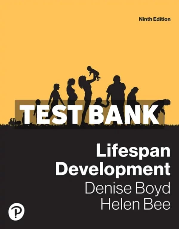 Lifespan Development 9th Edition Boyd Test Bank cover