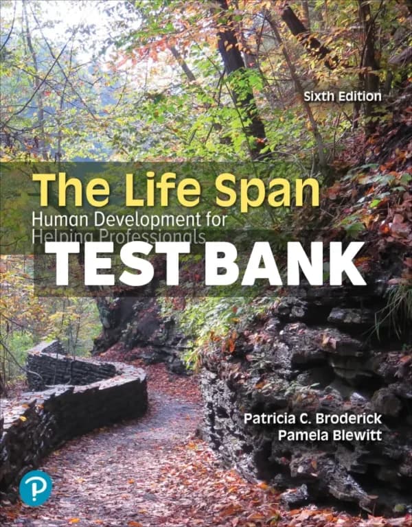 Life Span 6th Edition Broderick Test Bank cover