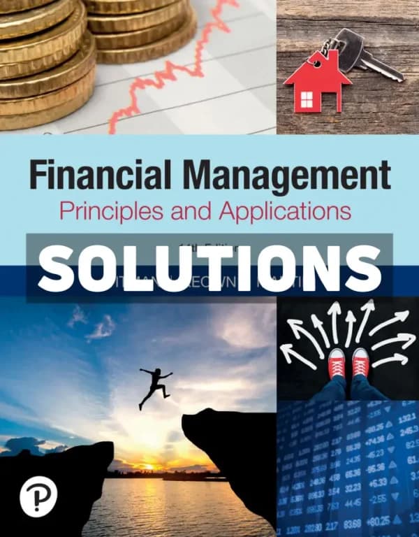 Financial Management 14th Edition Titman Solutions Manual cover