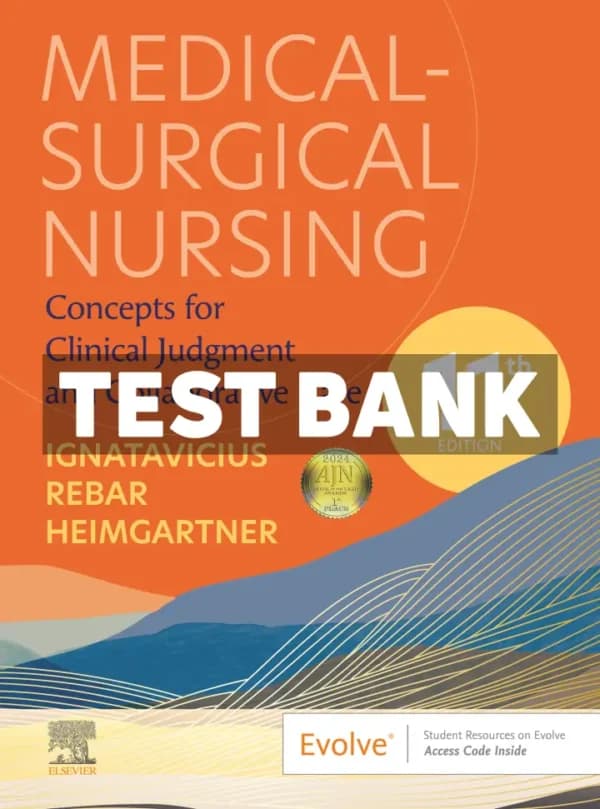 Medical-Surgical Nursing 11th Edition Ignatavicius Test Bank cover