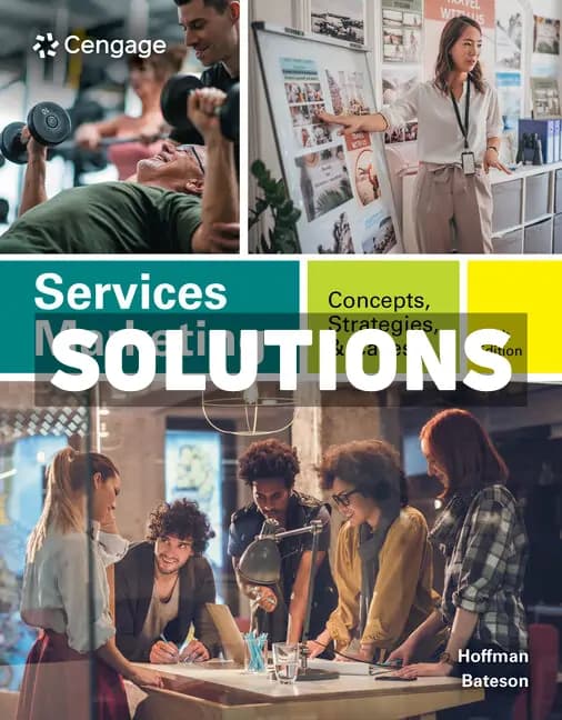 Services Marketing – Concepts Strategies and Cases 6th Edition Hoffman Solutions Manual cover