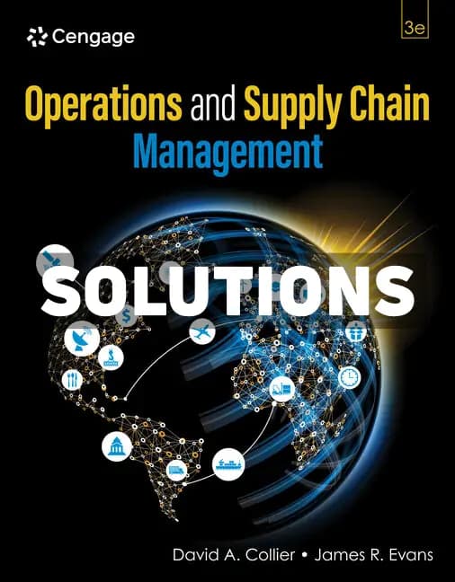 Operations and Supply Chain Management 3rd Edition Collier Solutions Manual cover