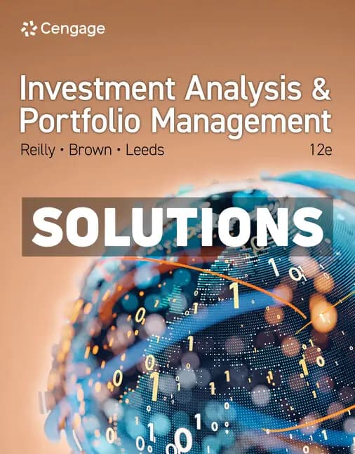 Investment Analysis and Portfolio Management 12th Edition Reilly Solutions Manual cover