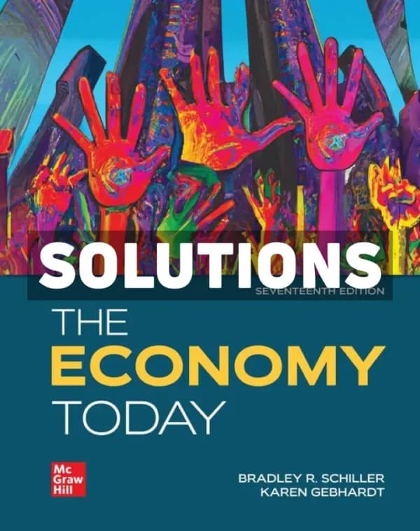 The Economy Today 17th Edition Schiller Solutions Manual cover